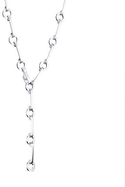 Efva Attling Ring Chain Collier 50 CM - SILVER 