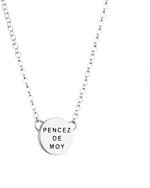 Efva Attling Mini Pencez De Moy Necklace 42/45 CM - SILVER 