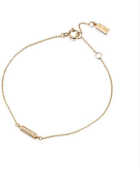 Efva Attling Thin Stars Bracelet 16/19 CM - GULD 