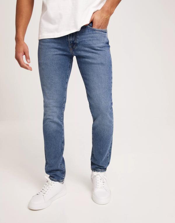 Selected Homme SLH175-Slim Leon 3070 M.B Wash Jns Slim fit jeans Blue Denim 