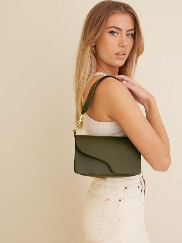 ATP ATELIER - Axelremsväskor - Turtle - Assisi Leather Shoulder Bag - Väskor - Shoulder bags 