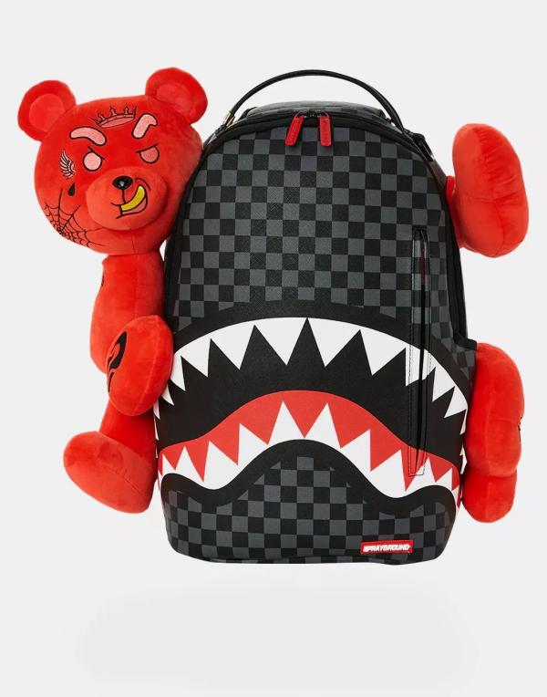 Sprayground Diablo Bearhug Bear Backpack Ryggsäckar Black 