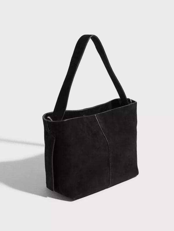 Becksöndergaard - Handväskor - Black - Suede Fraya Small Bag - Väskor - Handbags (Handväskor i kategorin Väskor)
