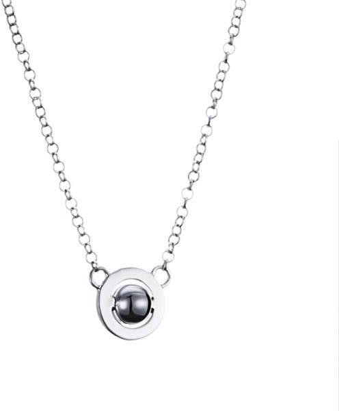 Efva Attling Mini Planet Necklace 42/45 CM - SILVER 