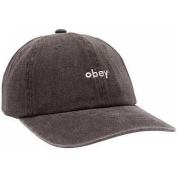 Keps Obey  Pigment lowercase 6 panel stra 