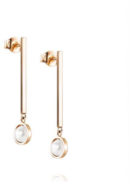 Efva Attling Little Day Pearl Earrings. ONE SIZE - GULD 