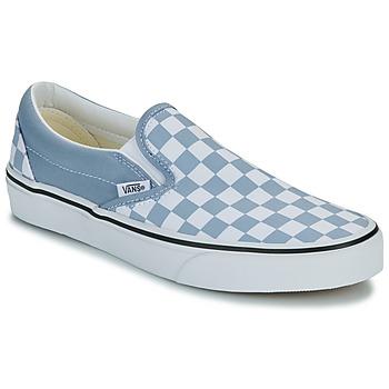 Slip-on-skor Vans  Classic Slip-On COLOR THEORY CHECKERBOARD DUSTY BLUE 