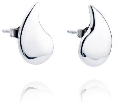 Efva Attling Waterdrops Ear ONE SIZE - SILVER 