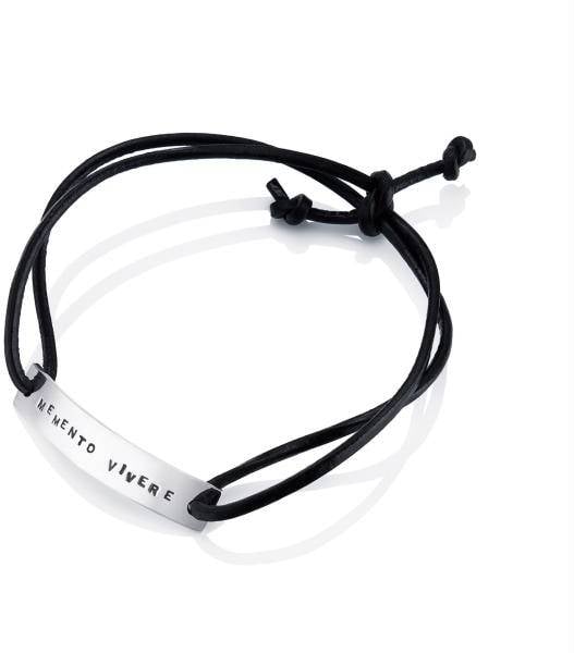 Efva Attling Memento Leather Bracelet ONE SIZE - SILVER 