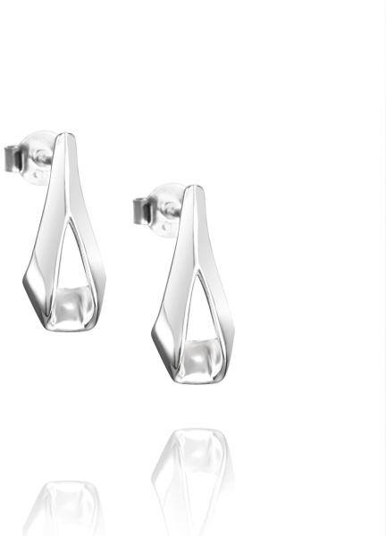 Efva Attling Folded Ear ONE SIZE - SILVER 