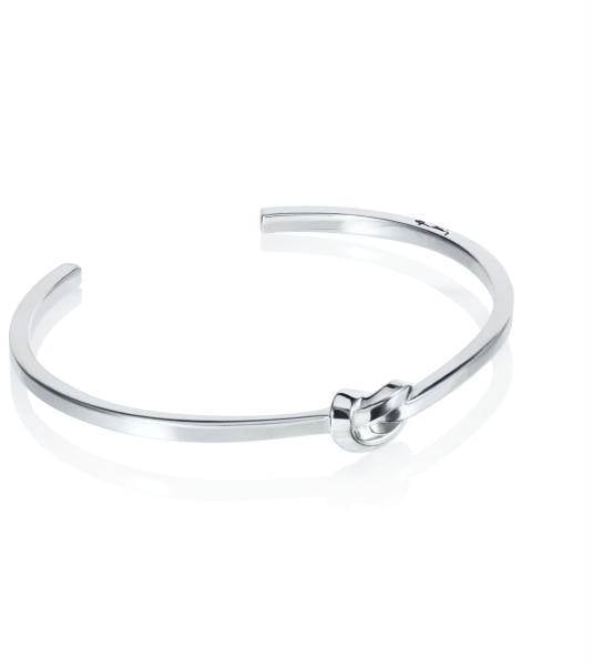 Efva Attling Love Knot Cuff S - SILVER 