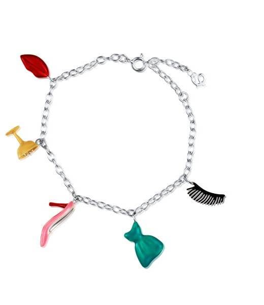 Efva Attling It's My Party Bracelet 16/17.5/19 CM - SILVER 