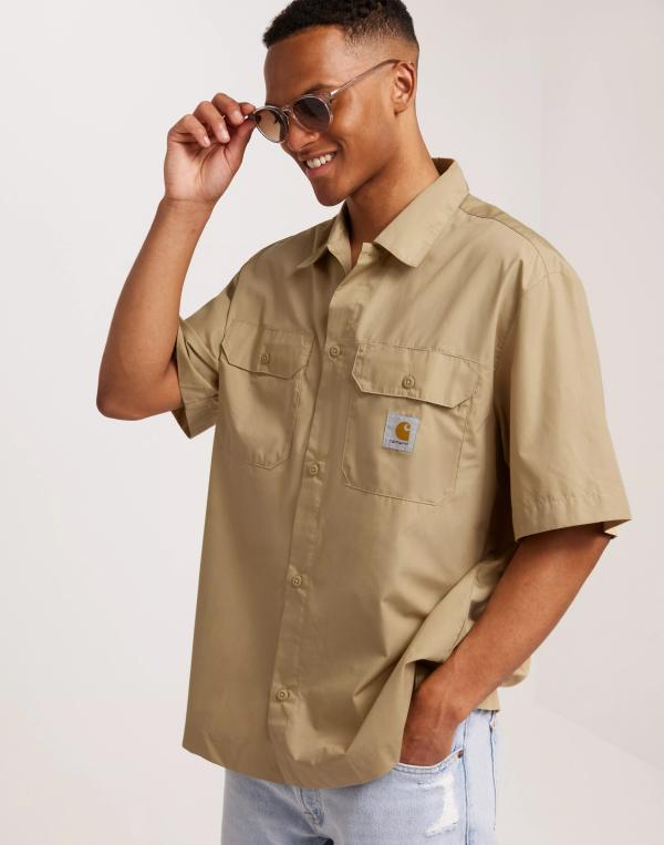 Carhartt WIP S/S Craft Shirt Kortärmade skjortor Sable 