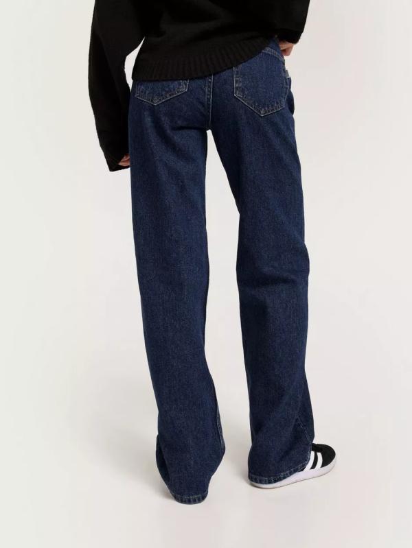 Woodbird - Straight Jeans - Blue - Carla 90S Rinse Jeans - Jeans (Övriga Jeans i kategorin Jeans)