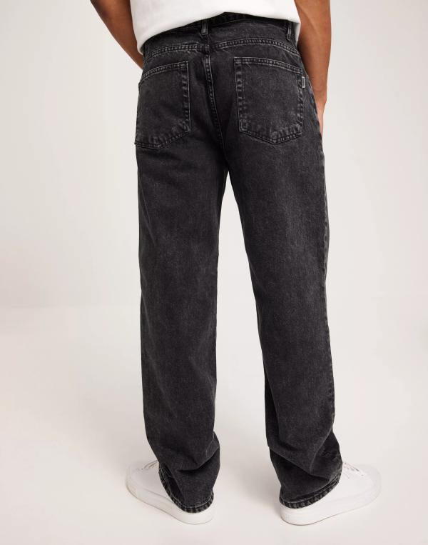 Woodbird Leroy Thun Black Jeans Loose fit jeans Dark Grey 