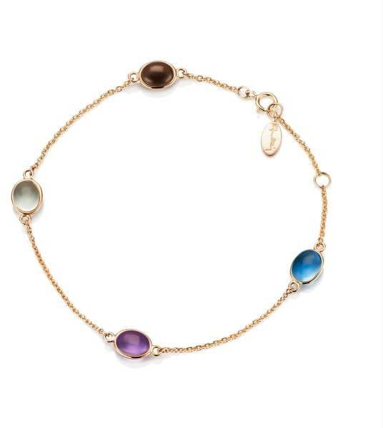 Efva Attling Love Beads Flow Bracelet 17/19 CM - GULD 