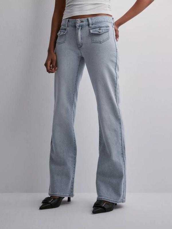 Abrand Jeans - Bootcut Jeans - Light Indigo - 99 Low Boot Ida - Jeans (Övriga Jeans i kategorin Jeans)