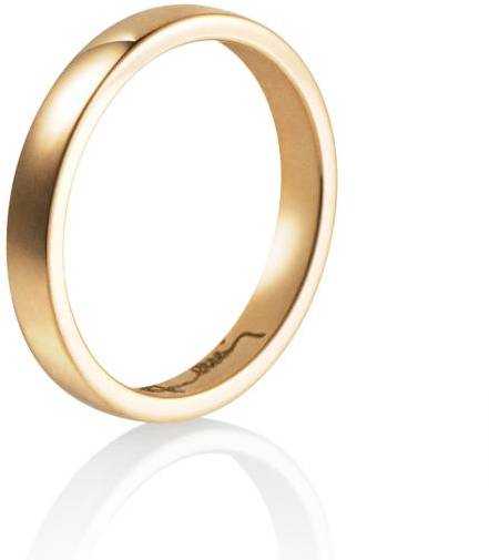 Efva Attling Half Round Thin Ring 19.50 MM - GULD 