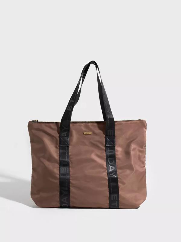 Day Et - Shoppingväskor - Nutmeg - Day Re-Logo Band Bag M - Väskor (Handväskor i kategorin Väskor)