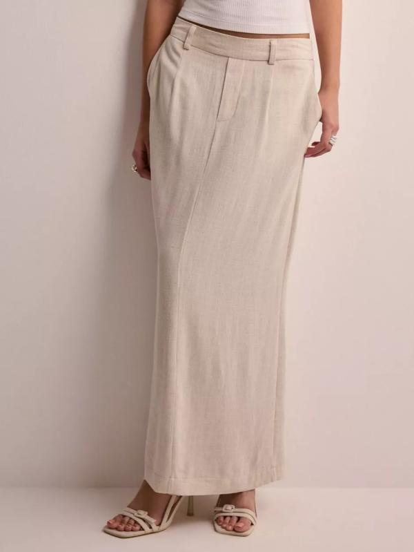 Object Collectors Item - Midikjolar - Sandshell - Objsanne Re Mw Ankle Skirt Noos - Kjolar - Midi Skirts 