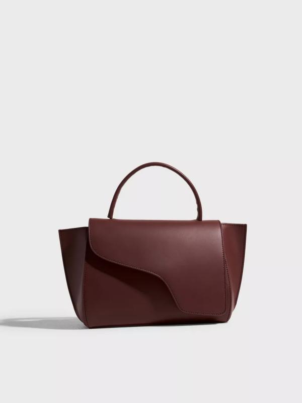 ATP ATELIER - Handväskor - Merlot - Arezzo Leather Handbag - Väskor - Handbags 
