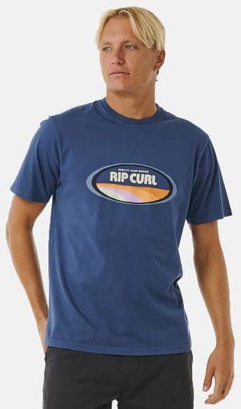 Surf Revival Mumma Tee, Washed Navy, L,  T-Shirts 