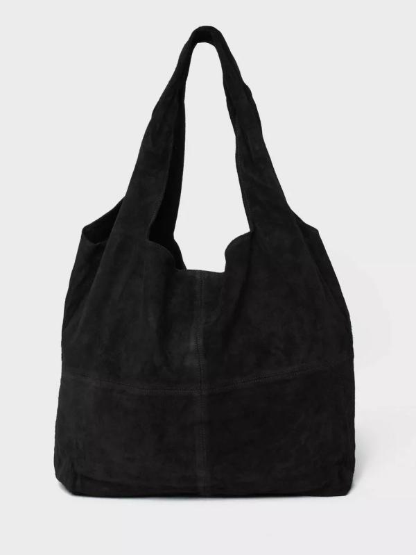BECKSÖNDERGAARD -  - Black - Suede Dalliea Bag - Väskor - Handbags 