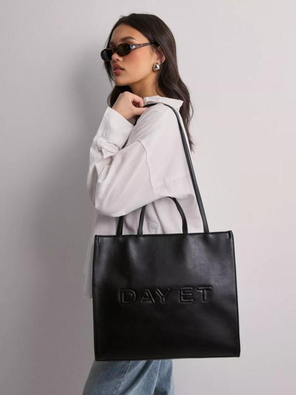 DAY ET - Shoppingväskor - Black - Day RC-Sway PU Shopping Bag - Väskor 