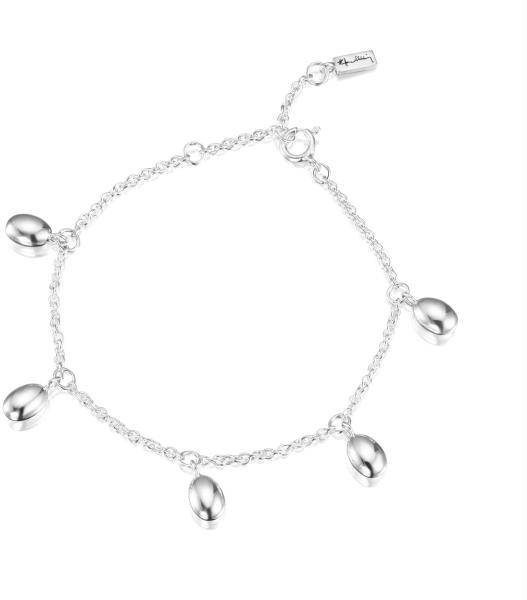 Efva Attling Love Beads Plain Bracelet 16/17.5/19 CM - SILVER 