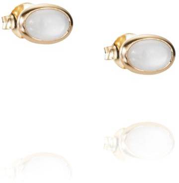 Efva Attling Love Bead Ear - Moonstone ONE SIZE - GULD 