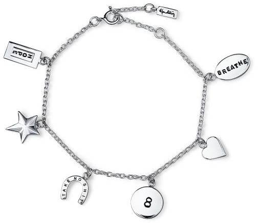 Efva Attling Mini Messages Bracelet 16/17.5/19 CM - SILVER 