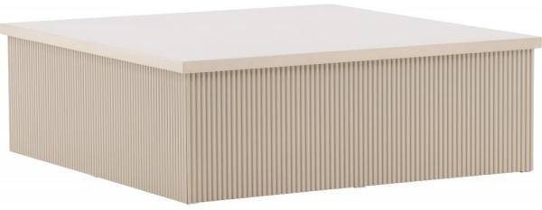 Lenox soffbord 90 x 90 cm - Beige 