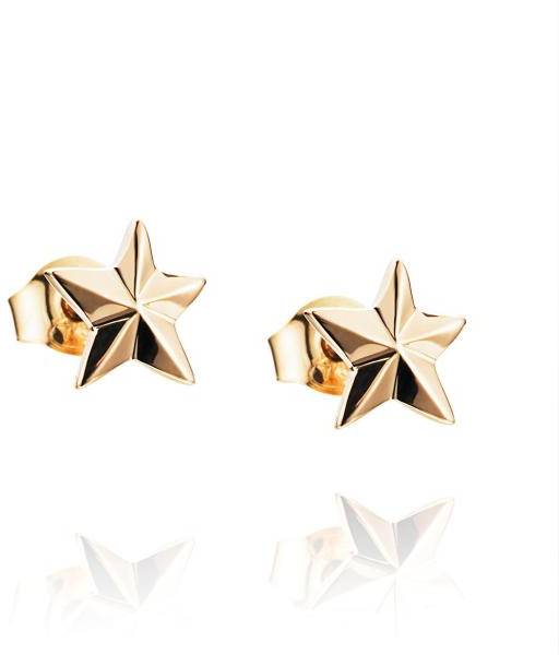 Efva Attling Catch A Falling Star Ear ONE SIZE - GULD 