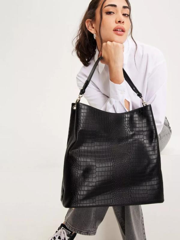 BECKSÖNDERGAARD - Shoppingväskor - Black - Solid Kayna Bag - Väskor 