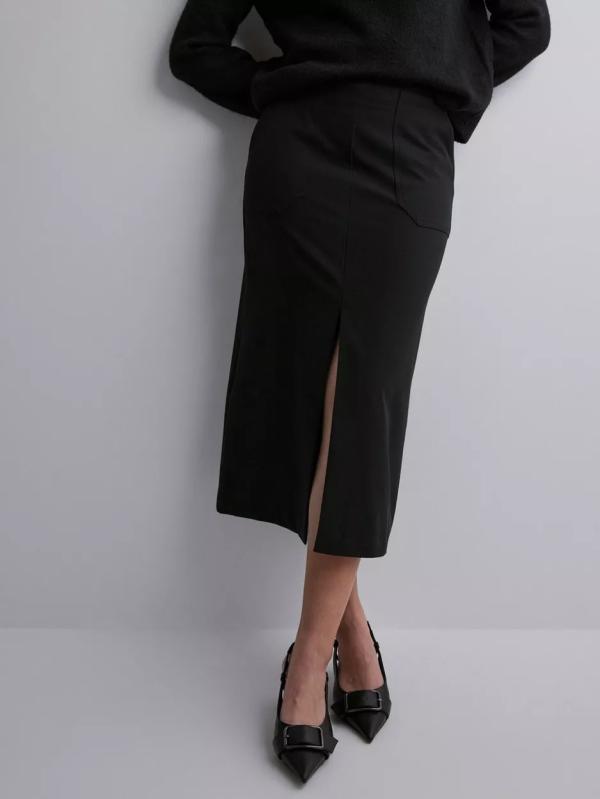 Object Collectors Item - Midikjolar - Black - Objsonne Long Skirt 131 - Kjolar - Midi Skirts 