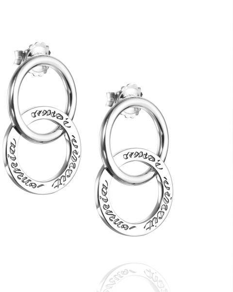 Efva Attling Twosome Earrings XL. ONE SIZE - SILVER 