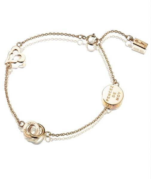 Efva Attling Mini Love Bracelet 17/19 CM - GULD 