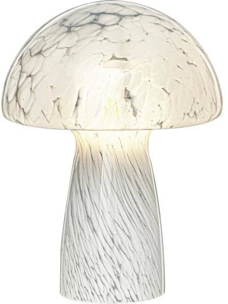 Mushi bordslampa Ø22,5 cm - Vit/Klar 