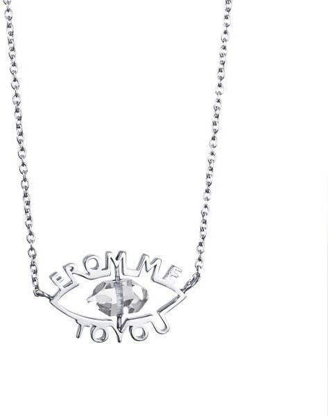 Efva Attling From Me To You Necklace. 42/45 CM - SILVER 