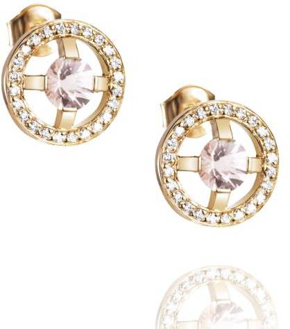 Efva Attling Pink & Stars Ear. ONE SIZE - GULD 