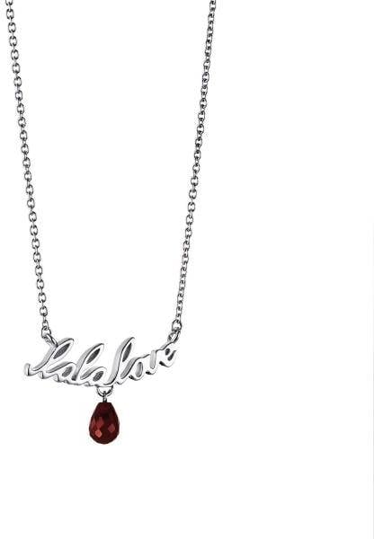 Efva Attling Lala Love Necklace. 42/45 CM - SILVER 