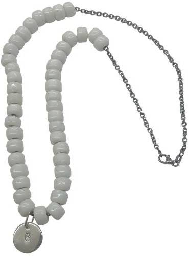 Efva Attling Tribal Lucky 8 Necklace 45/50 CM - SILVER 