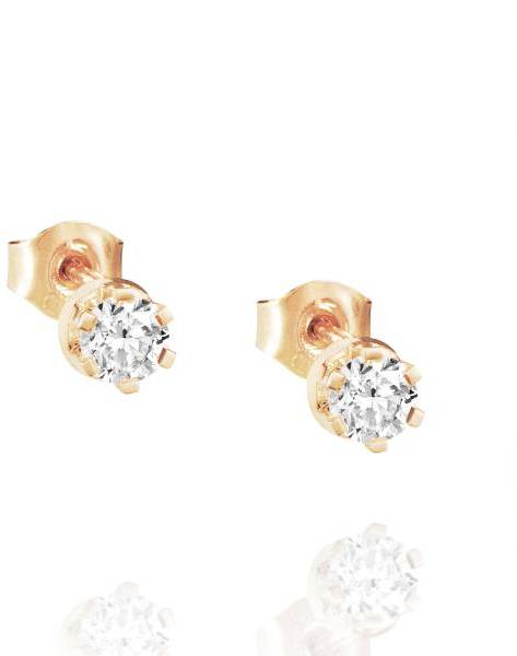 Efva Attling Crown & Stars Ear 0.60 ct ONE SIZE - GULD 