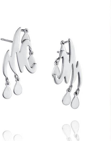 Efva Attling Wave Ear. ONE SIZE - SILVER 