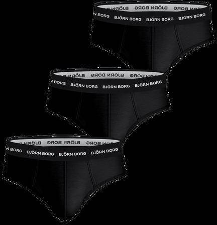 Björn Borg Cotton Stretch Brief 3-pack Svart, XS 