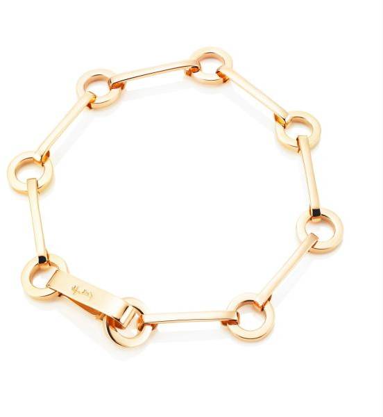 Efva Attling Ring Chain Bracelet 20 CM - GULD 