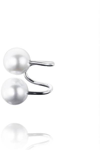 Efva Attling Balls Pearl Earcuff. ONE SIZE - SILVER 