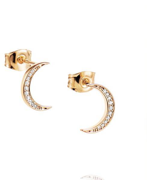 Efva Attling Pencez Moon & Stars Ear. ONE SIZE - GULD 