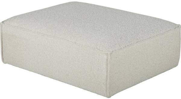 Nees modulsoffa - sittpuff - Stone White 