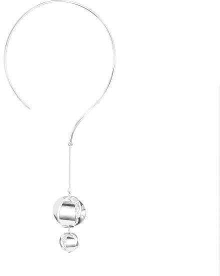 Efva Attling Balloons Collar. ONE SIZE - SILVER 